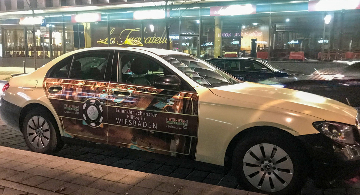 Taxiwerbung