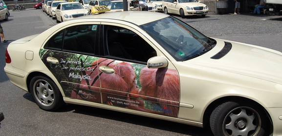 Taxiwerbung Chemnitz