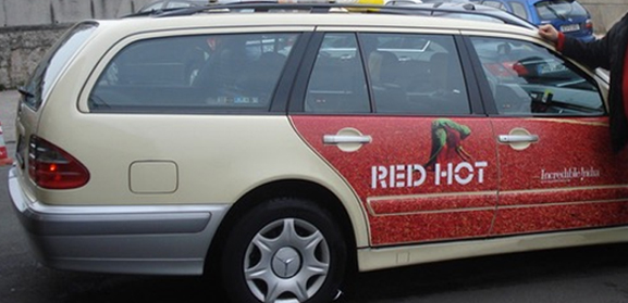 Taxiwerbung Fürth