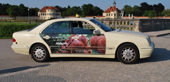 Taxiwerbung Lübek