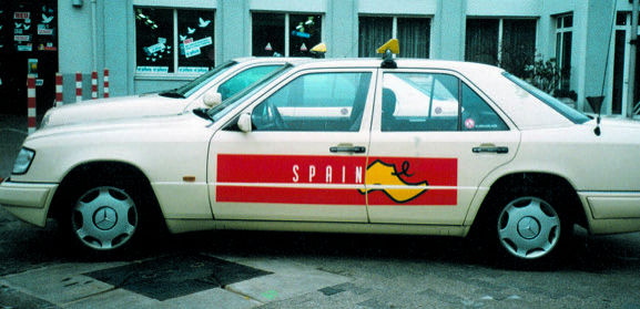 Taxiwerbung Spanien Taxiwerbung Spanien